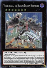 Voloferniges, the Darkest Dragon Doomrider - DAMA-EN045 - Super Rare - 1st Edition