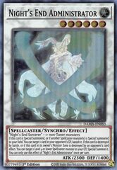 Night's End Administrator - DAMA-EN083 - Super Rare - 1st Edition