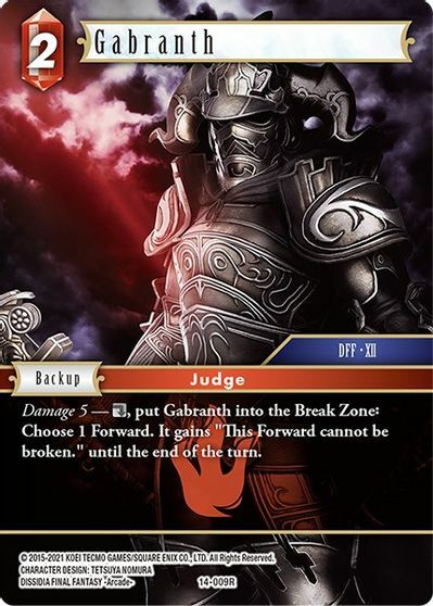 Gabranth - 14-009R - Foil