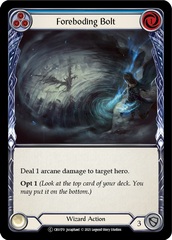 Foreboding Bolt (Blue) - Rainbow Foil - Unlimited Edition