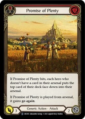 Promise of Plenty (Red) - Rainbow Foil - Unlimited Edition