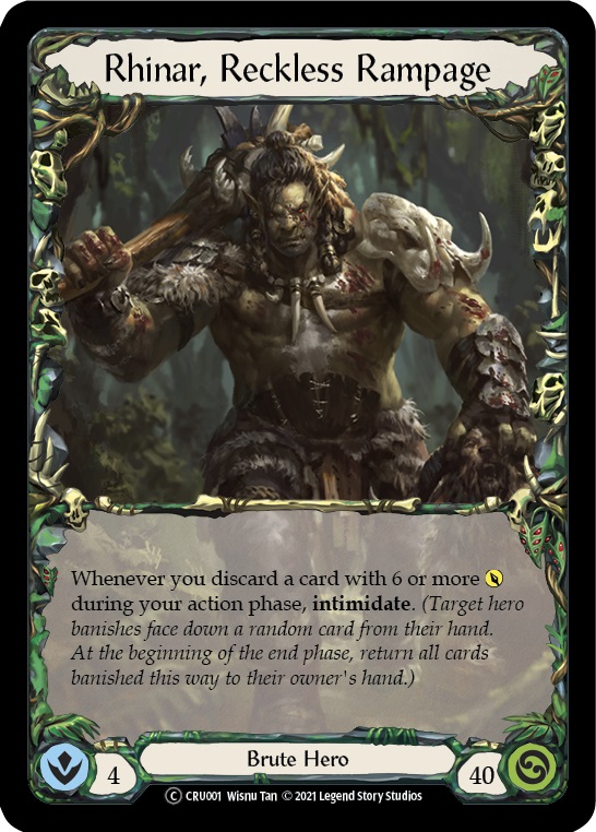 Rhinar, Reckless Rampage - Unlimited Edition