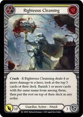 Righteous Cleansing - Rainbow Foil - Unlimited Edition