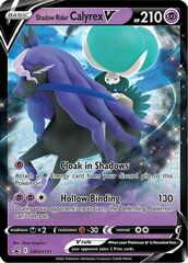 Shadow Rider Calyrex V SWSH131 Wave Holo Promo