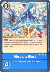 Absolute Blast - BT5-097 - P (Battle of Omni Pre-Release Promo)