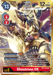 Shoutmon DX - BT5-019 - SR - Alternative Art - Foil