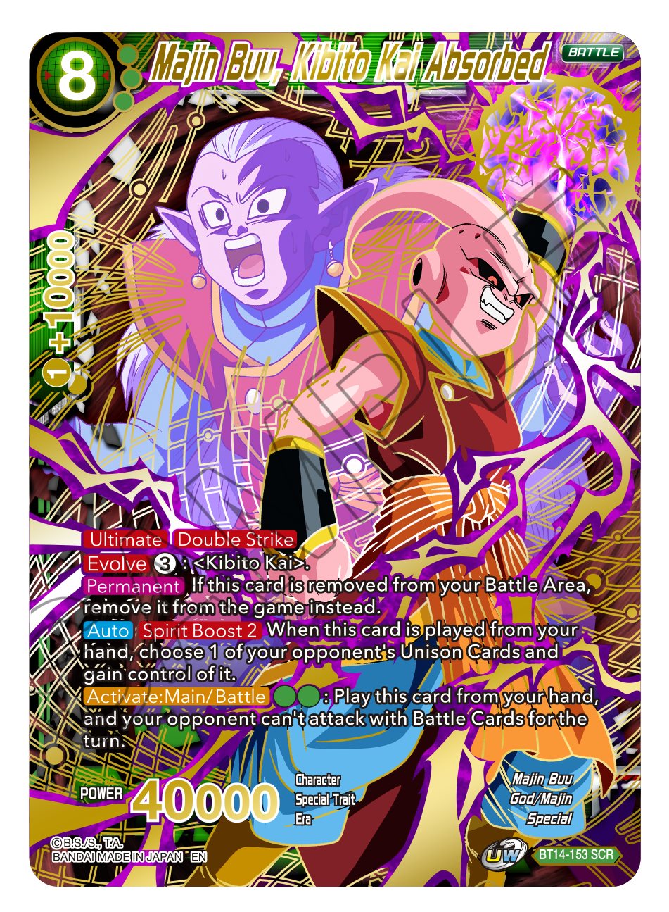 Majin Buu, Kibito Kai Absorbed - BT14-153 - SCR