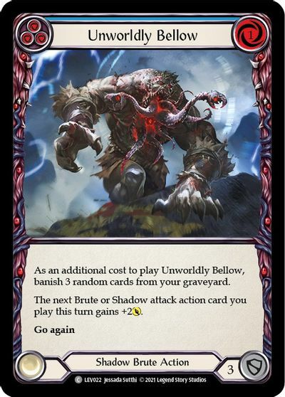 Unworldly Bellow (Blue)