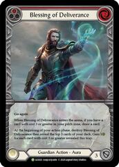 Blessing of Deliverance (Red) (LGS023) - Rainbow Foil (Extended Art)