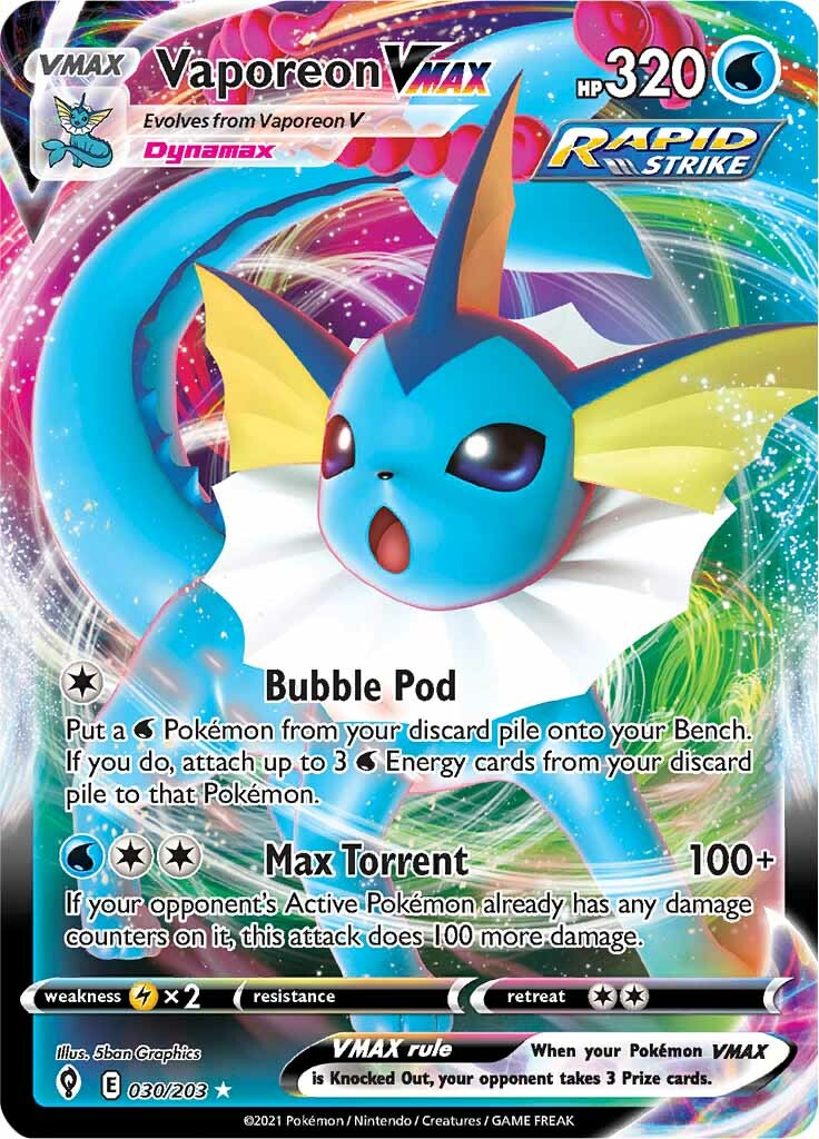 Pokémon Bundle: Evolving Skies, Fusion on sale Strike Vaporean Tin, Secret Rares +