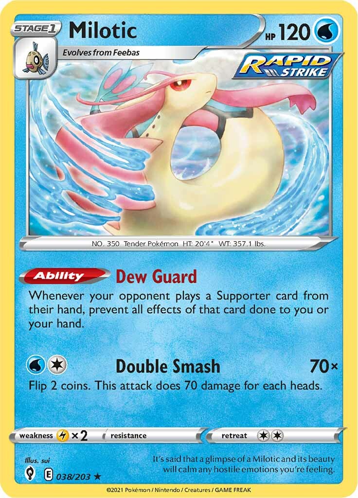 Milotic - 038/203 - Rare