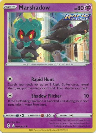 Marshadow - 080/203 - Holo Rare