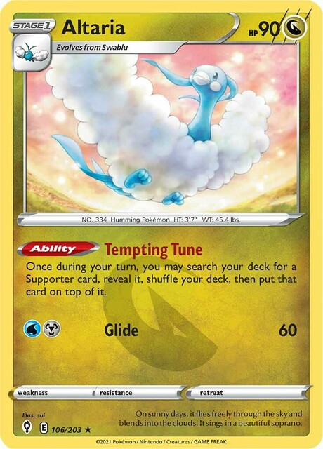 Altaria - 106/203 - Rare