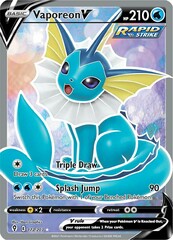 Vaporeon V - 172/203 - Full Art Ultra Rare