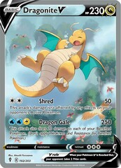 Dragonite V - 192/203 - S&S Evolving Skies Ultra Rare (Full Art)