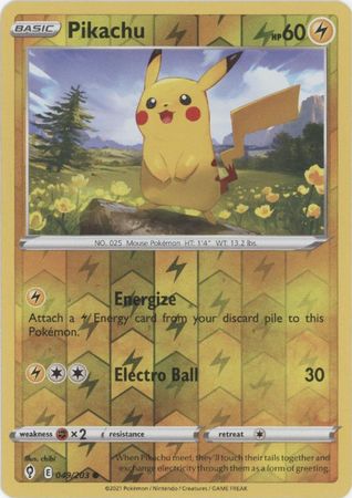 Pikachu - 049/203 - Common - Reverse Holo