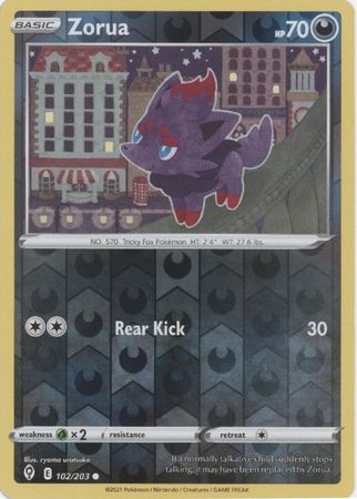 Zorua - 102/203 - Common - Reverse Holo