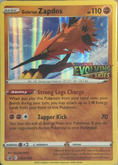 Galarian Zapdos - SWSH124 - Prerelease Promo