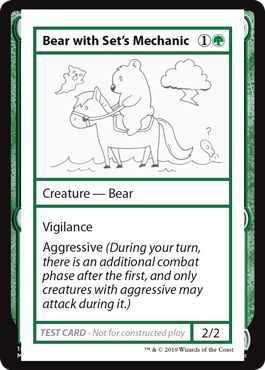 Bear with Sets Mechanic (No PW Symbol)