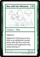 Bear with Set's Mechanic (No PW Symbol)