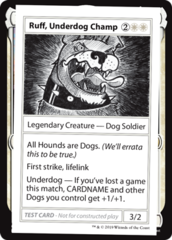 Ruff, Underdog Champ (No PW Symbol)