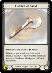 Hatchet of Mind - Cold Foil