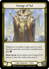 Vestige of Sol (Gold) - Cold Foil