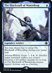 The Blackstaff of Waterdeep - Foil - Ampersand Promo