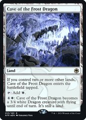 Cave of the Frost Dragon - Foil - Ampersand Promo