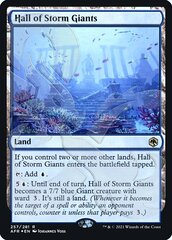 Hall of Storm Giants - Foil - Ampersand Promo