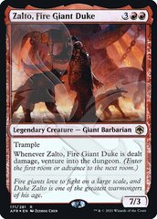 Zalto, Fire Giant Duke - Foil - Ampersand Promo