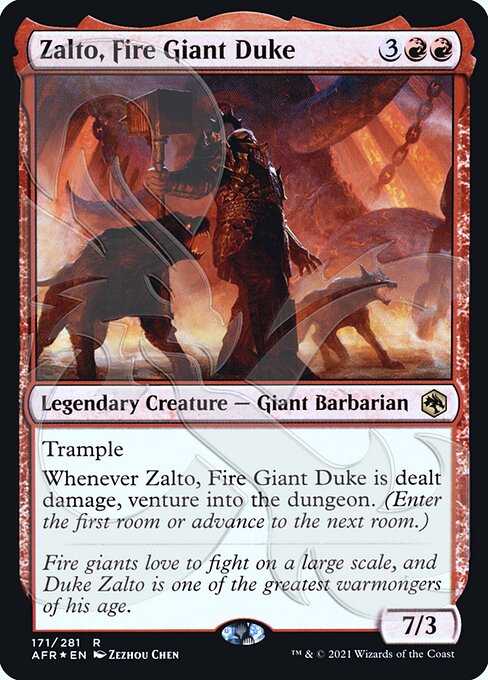 Zalto, Fire Giant Duke - Ampersand Foil