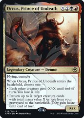 Orcus, Prince of Undeath - Foil - Ampersand Promo