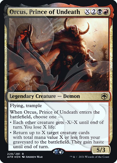 Orcus, Prince of Undeath - Ampersand Foil