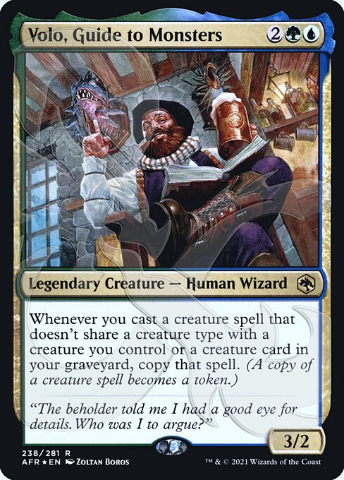 Volo, Guide to Monsters - Ampersand Foil