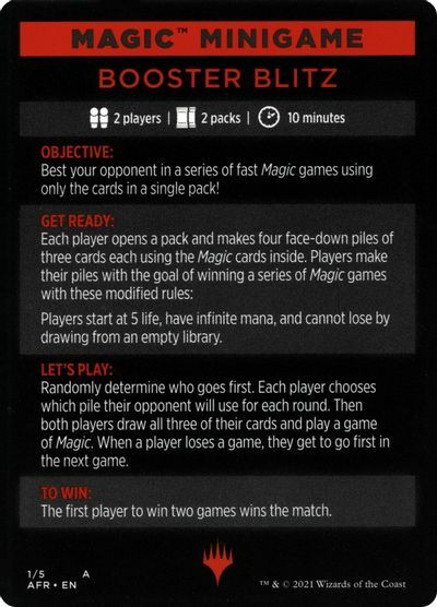 Magic Minigame: Booster Blitz