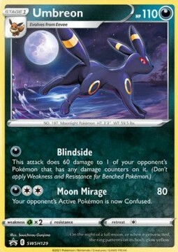 Umbreon - SWSH129 - SWSH Black Star Promos