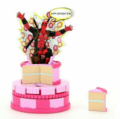 Birthday Deadpool - 071 and Cake Piece