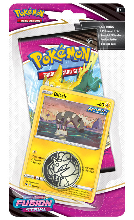 Sword & Shield - Fusion Strike Single Pack Blister - Blitzle