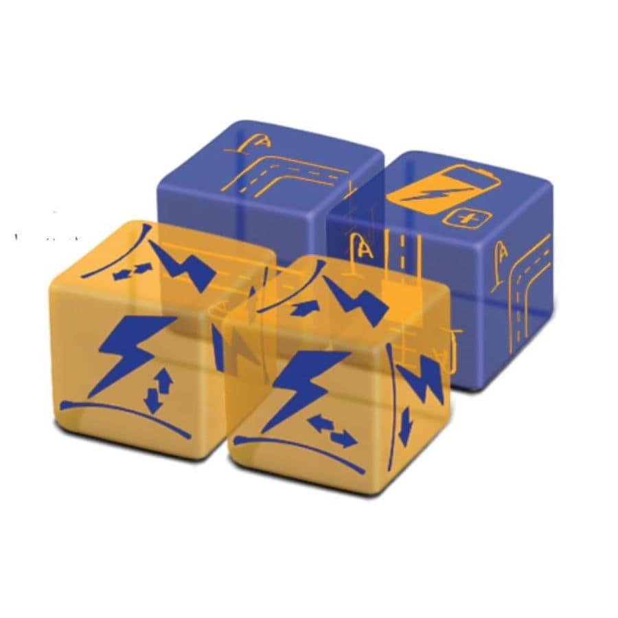 Railroad Ink Challenge: Electricity Expansion Dice Pack