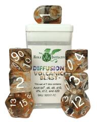 Set of 7 Dice: Diffusion Volcanic Blast w/ Archd4