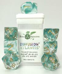 Set of 7 Dice: Diffusion Atlantis w/ Archd4