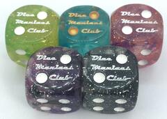 Diffusion 18mm pipped d6 collection - Dice Maniacs Club - Rainbow 3 - limited edition