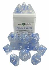 Set of 15 Dice: Siren's Song w/ White Numbers