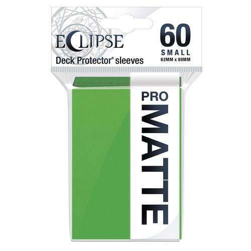 Ultra Pro: Eclipse PRO-Matte Small Deck Protector Sleeves 60ct - Lime Green Ultra Pro: Eclipse PRO-Matte Small Deck Protector Sleeves 60ct - Lime Green