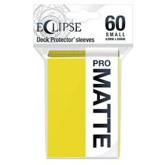 Ultra Pro 15644 Eclipse Pro-Matte Small Deck Protector Sleeves 60ct - Yellow