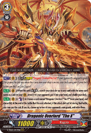 Dragonic Overlord The X - V-SS09/047EN - RRR