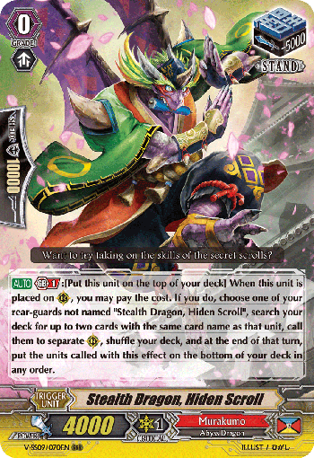 Stealth Dragon, Hiden Scroll - V-SS09/070EN - RRR