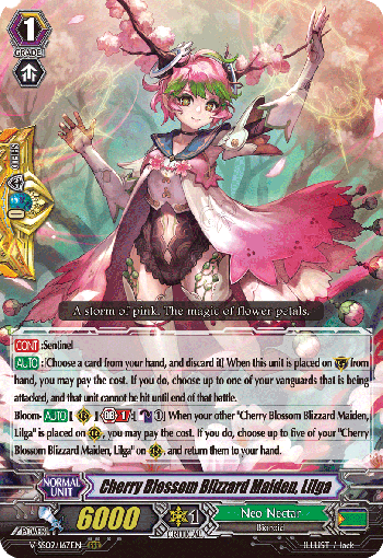 Cherry Blossom Blizzard Maiden, Lilga - V-SS09/167EN - RRR