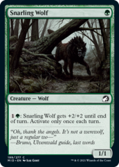 Snarling Wolf - Foil